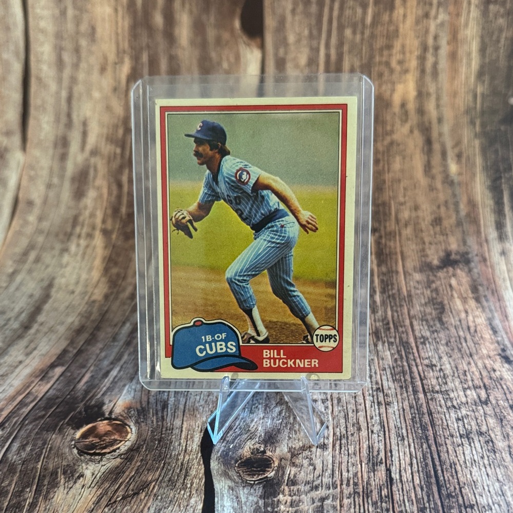 Vintage 1981 Topps Bill Buckner #625 Baseball Trading Card Item #ME642